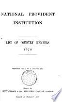 List of country (town) members