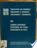 List of Publications and Documents, 1948-1978