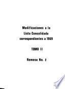Lista consolidada de concesiones