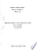 Lista de las revistas y otras publicaciones en serie que se encuentran en la biblioteca