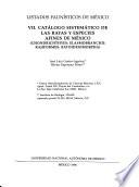 Listados faunísticos de México