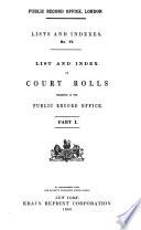 Lists and Indexes