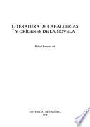 Literatura de caballerías y orígenes de la novela