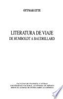 Literatura de viaje