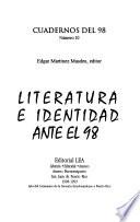 Literatura e identidad ante el 98