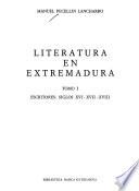 Literatura en Extremadura
