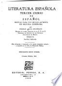 Literatura española