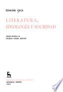 Literatura, ideología y sociedad