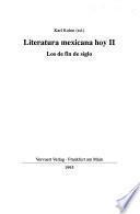 Literatura mexicana hoy II