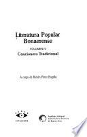 Literatura popular bonaerense: Cancionero tradicional