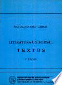 Literatura universal. Textos