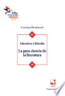 Literatura y filosofía