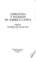 Literatura y sociedad en América Latina