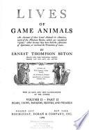 Lives of Game Animals