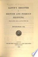Lloyd's Register of British and Foreign Shipping