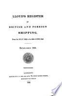 Lloyd's Register of British and Foreign Shipping