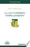 Lo a priori constitutivo