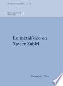 Lo metafísico en Xavier Zubiri