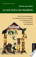 Lo que dicen las palabras