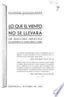Lo que el viento no se llevará