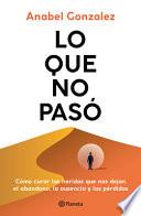 Lo Que No Pasó: Cómo Curar Las Heridas Que Nos Dejan el Abandono, la Ausencia y Las Pérdidas / the Wounds of What Wasn't