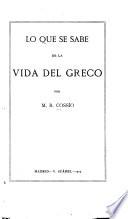 Lo que se sabe de la vida del Greco