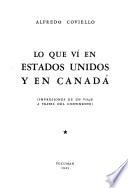 Lo que ví en Estados Unidos y en Canadá