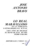 Lo real maravilloso en la narrativa latinoamericana actual