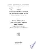Lodging, Restaurant and Tourism Index
