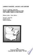 Loisir Et Société