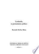Lombardo, su pensamiento político