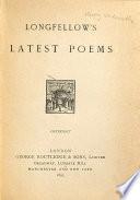 Longfellow's Latest Poems