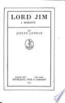 Lord Jim, a romance