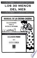 Los 30 menús del mes