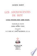 Los adolescentes de hoy