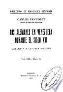 Los alemanes en Venezuela durante el siglo XVI