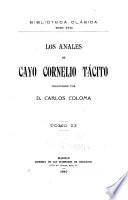 Los anales de Cayo Cornelio Tacito