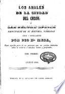 Los anales de la ciudad del Cuzco