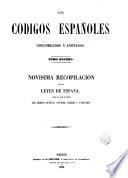 Los Códigos españoles concordados y anotados, 9
