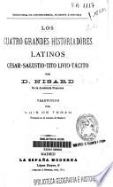 Los cuatro grandes historiadores latinos