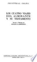 Los cuatro viajes del almirante y su testamento