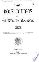 Los doce códigos del estado de Boyacá