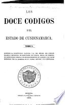 Los doce códigos del Estado de Cundinamarca