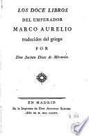 Los Doce libros del emperador Marco Aurelio