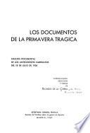 Los documentos de la primavera tragica