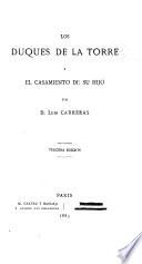 Los Duques de la Torre y el casamiento de su hijo