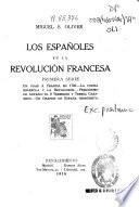 Los españoles en la revolución francesa