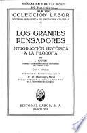 Los grandes pensadores