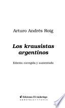 Los krausistas argentinos