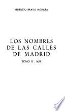 Los nombres de las calles de Madrid